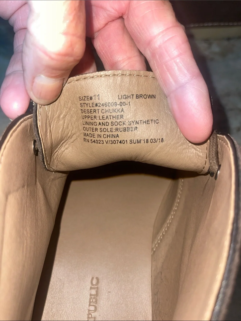 Banana Republic Brown Suede Desert Chukka Boot size 11